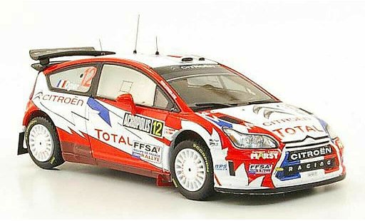 Citroen C4 WRC 2009 1/43 IXO No.12 Total Rally Griechenland coche miniatura