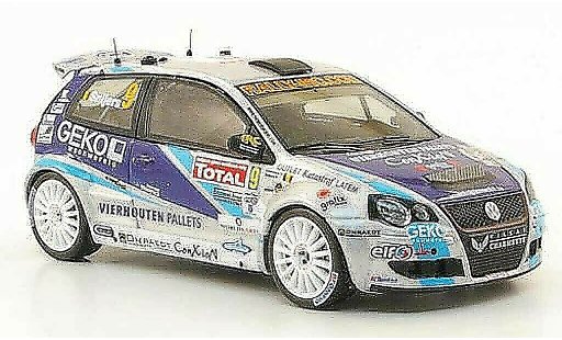 Volkswagen Polo Base 1/43 IXO S2000 No.9 Geko IRC Rally Ypres 2009 coche miniatura