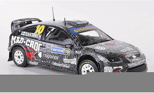 Ford Focus RS WRC 1/43 IXO 08 No.10 Gigantii Rally Finnland 2009 M.Rantanen/M.Lukka coche miniatura