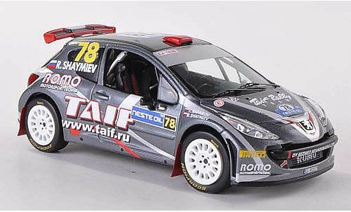 Peugeot 207 S2000 1/43 IXO No.78 Romo Rally Finnland 2009 R.Shaymiev/T.Kafarov coche miniatura