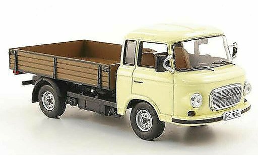Barkas B 1000 plateau 1/43 IST Models plataformanwagen beige 1968 coche miniatura