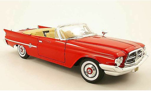 Chrysler 300F Convertible 1/18 Yat Ming rojo 1960 coche miniatura