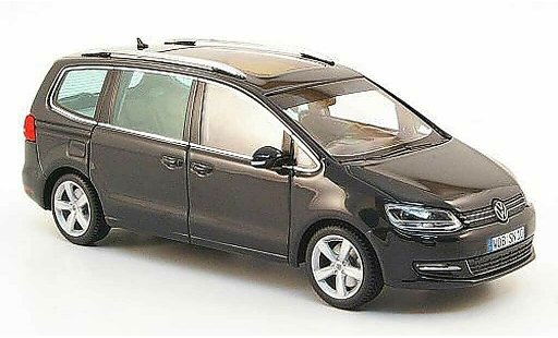 Volkswagen Sharan Base 1/43 Minichamps II gris 2010 coche miniatura