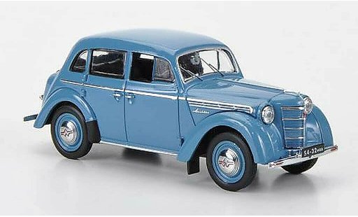 Moskwitsch 400 Base 1/43 IST Models azul 1954 coche miniatura