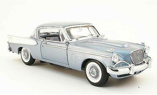 Studebaker Hawk Base 1/18 Yat Ming golden azul gris blanco techo 1958 coche miniatura