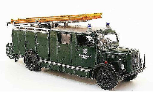 Magirus SLG Base 1/43 Yat Ming S 3000 Freiwillige pompier Mainleus 1941 coche miniatura