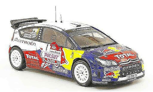 Citroen C4 WRC 2009 1/43 IXO no.1 loeb loeb rallye du var coche miniatura