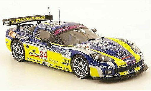 Chevrolet Corvette course 1/43 IXO C6 R No.34 FIA GT 24h Spa 2006 coche miniatura