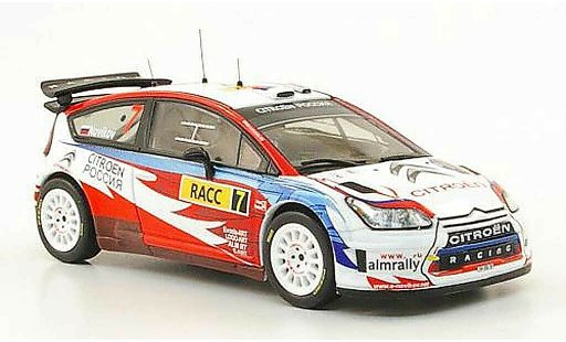 Citroen C4 WRC 2009 1/43 IXO No.7 Rally Spanien coche miniatura