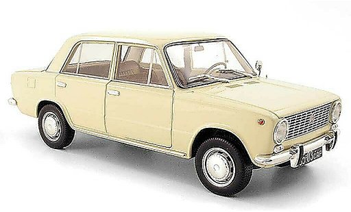 Lada 1200 Base 1/18 IST Models beige 1971 coche miniatura