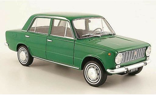 Fiat 124 Limousine 1/18 IST Models verde 1966 coche miniatura