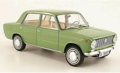 Seat 124 Base 1/18 IST Models gris/verde 1969 coche miniatura