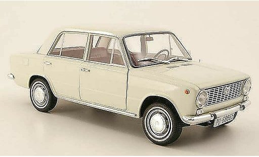 Seat 124 Base 1/18 IST Models blanco 1969 coche miniatura