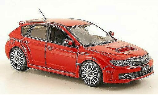 Subaru Impreza WRX 1/43 J Collection STI 2.5 rojo 2009 coche miniatura