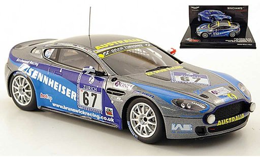 Aston Martin V8 course 1/43 Minichamps N24 No.67 Birchwood Racing 24h Nurburgring 2010 coche miniatura