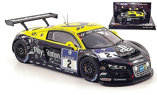 Audi R8 lms 1/43 Minichamps No.2 Team Abt24h Nurburgring 2010 coche miniatura