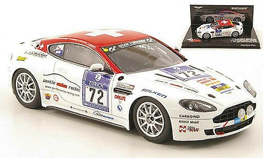 Aston Martin V8 course 1/43 Minichamps No.72 24h Nurburgring 2009 coche miniatura