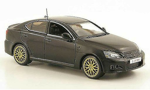 Lexus IS IS-F 1/43 Kyosho F negro/matenegro LHD Testfahrzeug Nurburgring coche miniatura