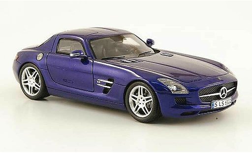 Mercedes B Coupe 1/43 Spark AMG azul 2009 coche miniatura