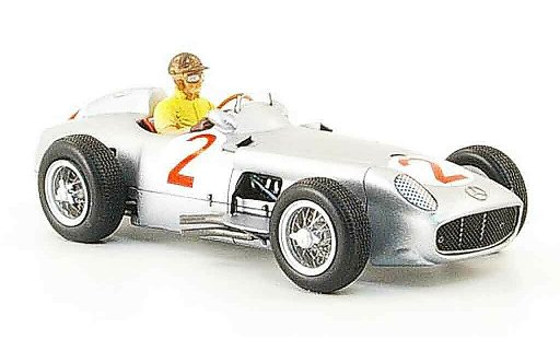 Mercedes W 196 Base 1/43 Spark No.2 J.M.Fangio GP Monaco 1955 coche miniatura