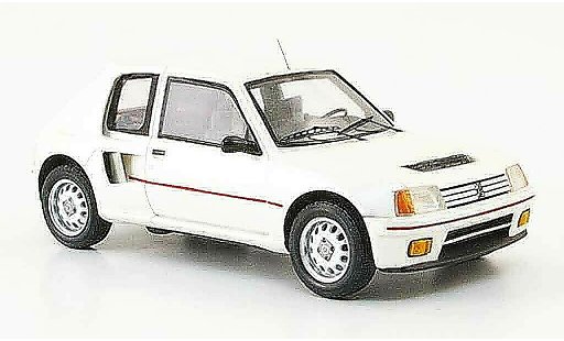 Peugeot 205 Turbo 16 1/43 Spark blanco 1984 T16 coche miniatura