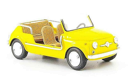 Fiat 500 Jolly 1/43 Spark amarillo 1961 coche miniatura