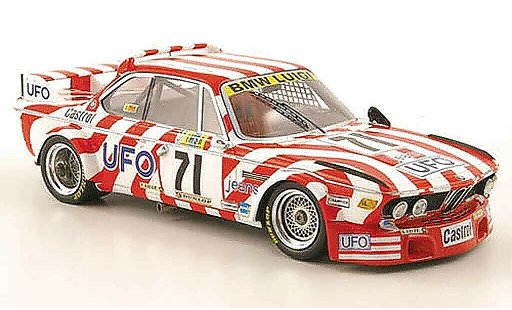 Bmw 3.0 CSL 1/43 Spark No.71 UFO 24h Le Mans 1977 coche miniatura