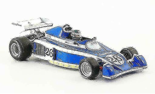 Ligier JS5 Base 1/43 Spark No.26 J.Laffite GP osterreich 1976 coche miniatura