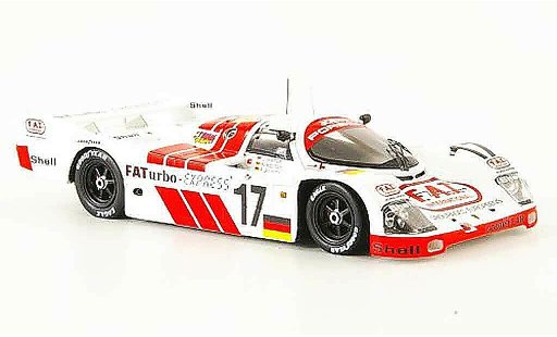 Porsche 911 Turbo 1/43 Spark 962 1 No.17 FATurbo 24h Le Mans coche miniatura
