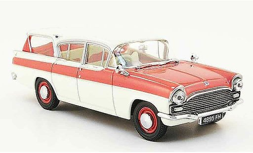 Opel Cresta Base 1/43 Oxford Friary Estate rosa blanco coche miniatura