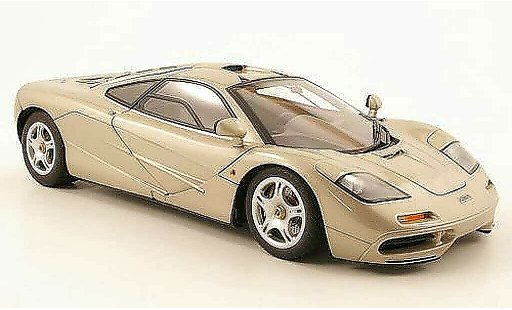 McLaren F1 Base 1/18 Autoart beige 1994 coche miniatura