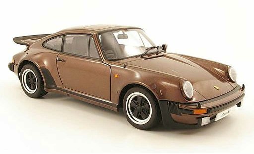 Porsche 911 Turbo 1/18 Autoart 30 marron 1975 coche miniatura