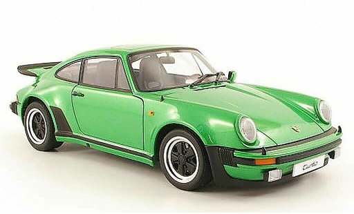 Porsche 911 Turbo 1/18 Autoart 3.0 verde 1975 coche miniatura