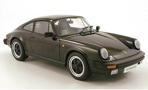 Porsche 911 3,2 1/18 Autoart 32 carrera noir 1988 coche miniatura