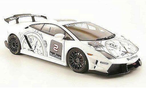 Lamborghini Gallardo LP560-4 LP560-4 1/18 Autoart super trofeo no.2 blancpain blanco 2009 coche miniatura