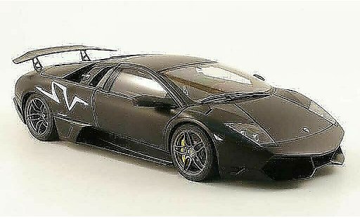 Lamborghini Murcielago LP670 1/18 Autoart 4 SV mate negro 2009 coche miniatura