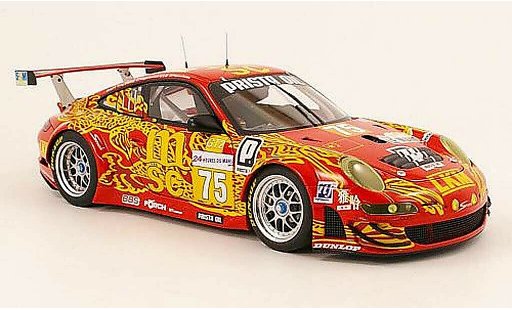 Porsche 911 GT3 RSR 1/18 Autoart 2009 no.75 fia gt le mans d.o'young / p.hesnault / p.kralev coche miniatura