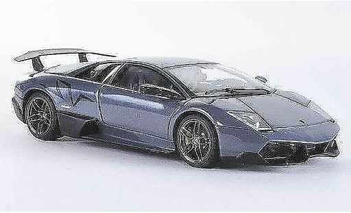 Lamborghini Murcielago LP670 1/43 Autoart 4 SV gris/carbon 2009 coche miniatura