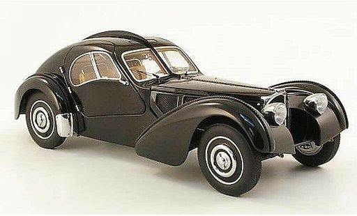 Bugatti 57 Atlantic 1/18 Autoart SC negro 1938 coche miniatura