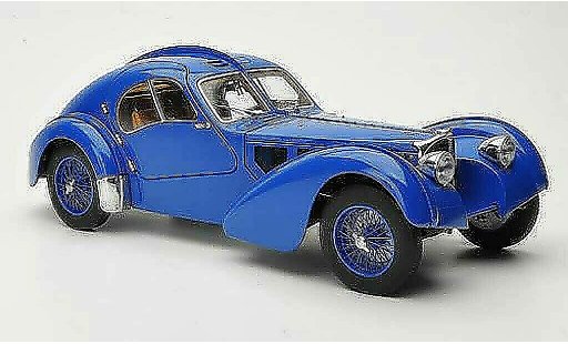 Bugatti 57 Atlantic 1/18 Autoart S azul 1938 coche miniatura