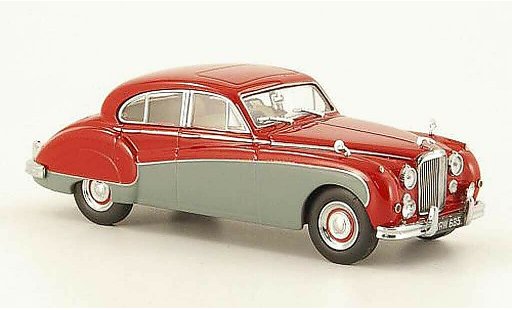 Jaguar MK 8 1/43 Oxford rojo/gris coche miniatura