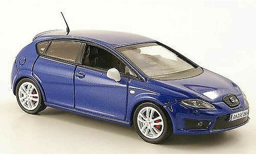 Seat Leon Cupra 1/43 Hachette R azul coche miniatura