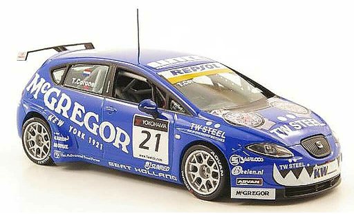 Seat Leon WTCC 1/43 Hachette No.21 Repsol - McGregor Okayama 2009 coche miniatura