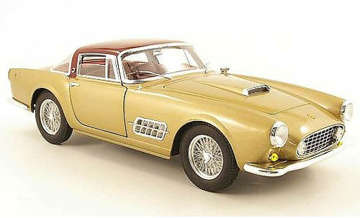 Ferrari 410 Coupe 1/18 Hot Wheels Elite superamerica or/rojo 1956 coche miniatura