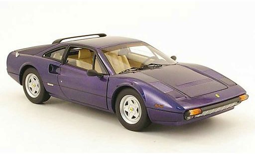 Ferrari 308 GTB 1/18 Hot Wheels Elite azul coche miniatura
