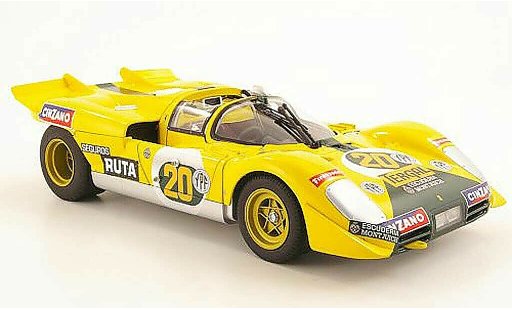 Ferrari 512 S 1/18 Hot Wheels no.20 escuderia montjuich 1000km buenos aires 1971 juncadella / pairetti coche miniatura