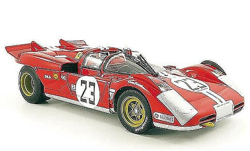 Ferrari 512 S 1/18 Hot Wheels Elite no.23 n.a.r.t. bucknum/adamovicz 24h daytona 1971 coche miniatura