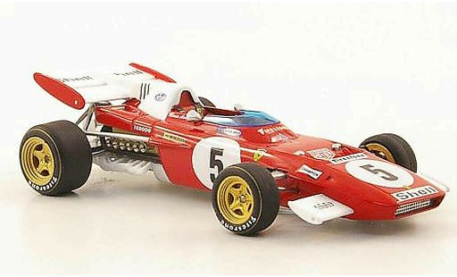 Ferrari 312 B 1/43 Hot Wheels Elite No.5 M.Andretti GAlemania (Elite) 1971 coche miniatura