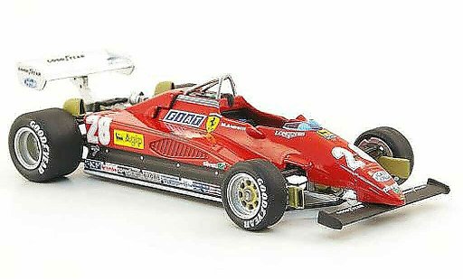 Ferrari 126 C2 1/43 Hot Wheels Elite No.28 M.Andretti GP Italien (Elite) coche miniatura
