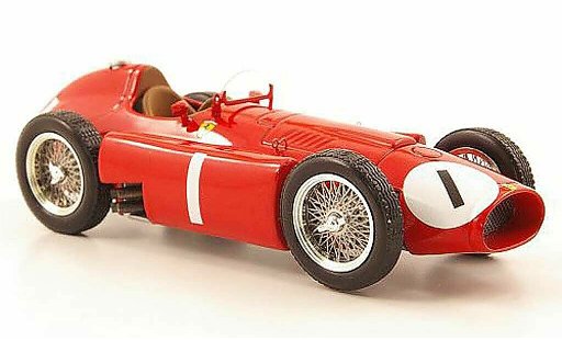 Ferrari D50 course 1/43 Hot Wheels Elite No.1 J.M.Fangio GP England (Elite) 1956 coche miniatura